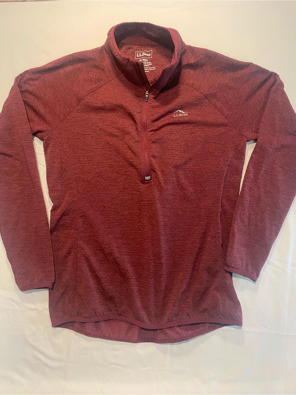 L.L. Bean Women's Half-Zip Pullover - Maroon